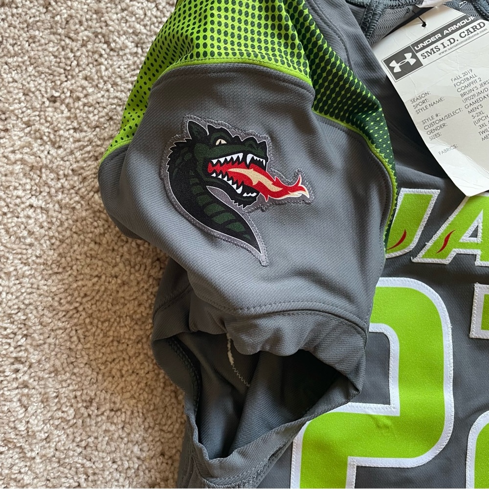 Under Armour University of Alabama Birmingham Game Issued NWT Football Jersey XL - Picture 8 of 11